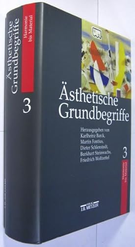 Bild des Verkufers fr sthetische Grundbegriffe. Bd.3 Harmonie - Material. zum Verkauf von Rotes Antiquariat