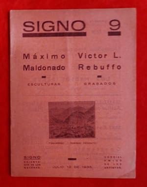 Bild des Verkufers fr Revista SIGNO N 9 - 19 de Julio de 1933 zum Verkauf von Libreria del Signo