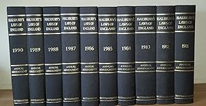 HALSBURY'S LAWS OF ENGLAND Annual Abridgement 1981 - 1990