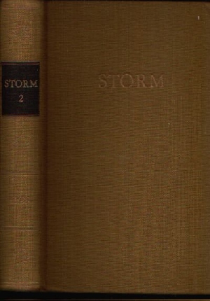 Bild des Verkufers fr Storms Werke in zwei Bnden zum Verkauf von Andrea Ardelt