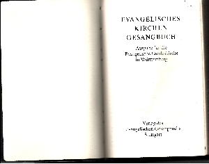 Evangelisches Gesangbuch Ausgabe für die Evangelische Landeskirche in Württemberg