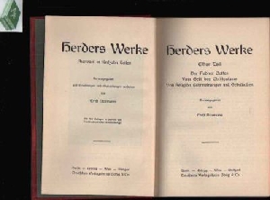 Herders Werke Band 1-2 und 11-13
