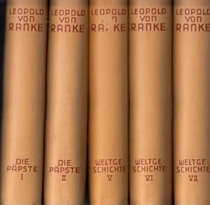 Bild des Verkufers fr Historische Meisterwerke Weltgeschichte - Die Ppste Band I, II, V, VI, VII 5 Bnde zum Verkauf von Andrea Ardelt