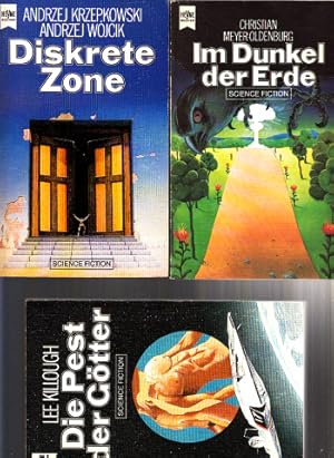 Imagen del vendedor de Die Pest der Gtter - Diskrete Zone - Im Dunkel der Erde - Science Fiction-Roman 3 Bcher a la venta por Andrea Ardelt