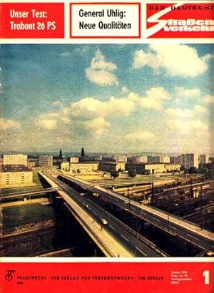 Seller image for Der deutsche Stra�enverkehr - Zeitschrift f�r Verkehr und Wirtschaft - Hefte 1, 2, 3, 4, 5, 7/1970 6 Hefte for sale by Antiquariat Ardelt