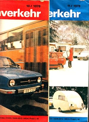 Bild des Verkufers fr Der deutsche Straenverkehr - Zeitschrift fr Verkehr und Wirtschaft - Hefte 10, 11/1978 2 Hefte zum Verkauf von Andrea Ardelt
