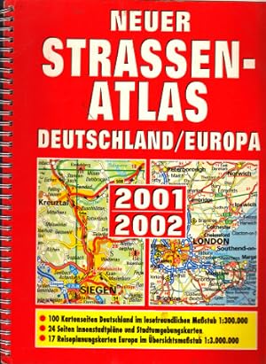 Bild des Verkufers fr Neuer Strassen Atlas Deutschland / Europa 2001/ 2002 zum Verkauf von Andrea Ardelt