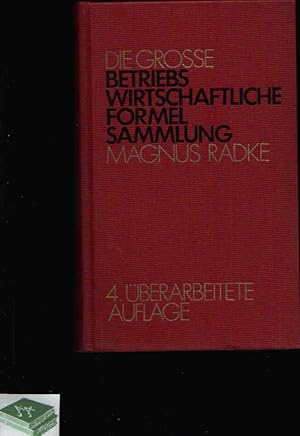 Seller image for Die groe Betriebswirtschaftliche Formel Sammlung Elementarausgabe for sale by Andrea Ardelt