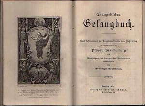 Evangelisches Gesangbuch Nach Zustimmung der Provinzialsynode vom Jahre 1884 zur Einführung in de...