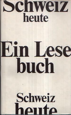 Immagine del venditore per Schweiz heute - Ein Lesebuch venduto da Andrea Ardelt