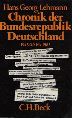 Chronik der Bundesrepublik Deutschland 1945/49 bis 1983
