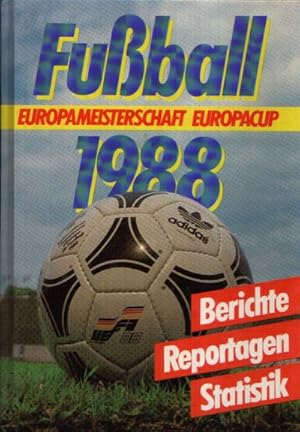 Bild des Verkufers fr Fuball 1988 Europameisterschaft - Europacup - Berichte, Reportagen, Statistik zum Verkauf von Andrea Ardelt