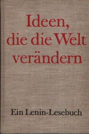 Imagen del vendedor de Ideen, die die Welt verndern Ein Lenin- Lesebuch a la venta por Andrea Ardelt