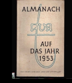 Seller image for Almanach auf das Jahr 1953 for sale by Andrea Ardelt