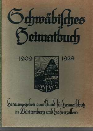 Bild des Verkufers fr Schwbisches Heimatbuch 1929 zum Verkauf von Andrea Ardelt