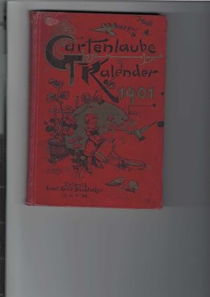Gartenlaube-Kalender für das Jahr 1901. Illustriert. Einbandzeichnung von Fritz Reiss.