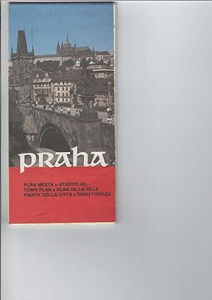 Stadtplan Prag / Praha. Plan de la Ville, Plán Mesta, Pianta della Cittá, Town Plan, Maßstab: 1 :...
