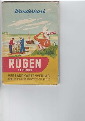 Insel Rügen. Maßstab: 1 : 75 000, Wanderkarte,