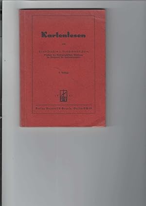 Seller image for Kartenlesen. Mit 20 Textabbildungen, 1 Kartenbeilage mit 16 Kartenausschnitten und 1 Beilage Kartenzeichen auf 9 Tafeln. bungen mit der Kartenbeilage. for sale by Antiquariat Frank Dahms