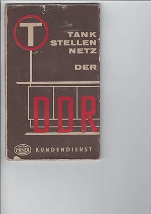 Tankstellennetz der DDR. Kundendienst VEB Minol, Maßstab: 1 : 500 000,