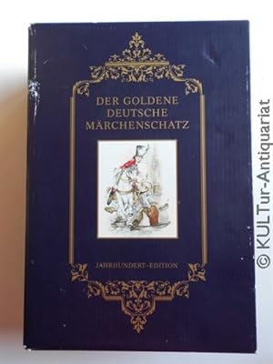 Der goldene deutsche Märchenschatz. Jahrhundert-Edition. 2 Bände u. CD-Mappe mit 2 CDs im Schuber.