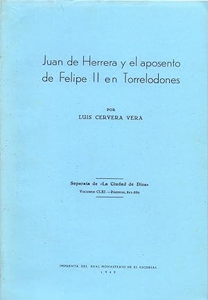 Imagen del vendedor de JUAN DE HERRERA Y EL APOSENTO DE FELIPE II EN TORRELODONES (FACSIMIL EDICION DE 1949) a la venta por Libreria 7 Soles