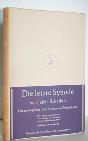 Die letzte Synode.