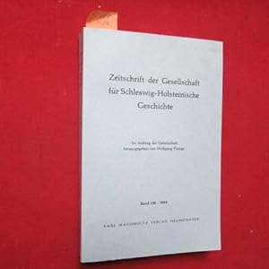 Seller image for Zeitschrift der Gesellschaft fr Schleswig - Holsteinische Geschichte - 108. Band. for sale by Versandantiquariat buch-im-speicher