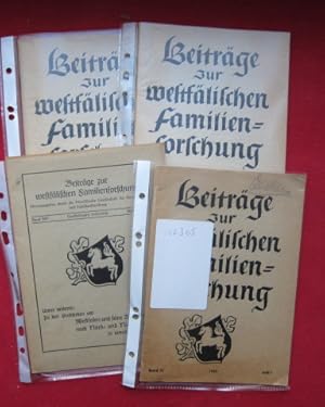 Konvolut aus 4 Heften: Beiträge zur Familienforschung - Heft 2 u. 3/1950, Band IX // Heft 2 u. 3/...