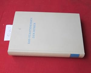 Das Staatsdenken der Römer. hrsg. von Richard Klein, Wege der Forschung ; Bd. 46 ;
