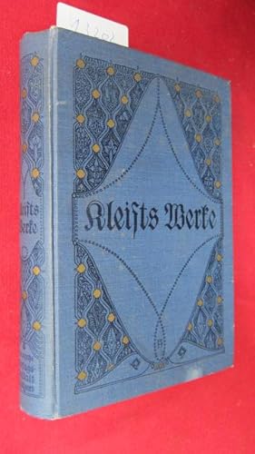 Bild des Verkufers fr Heinrich von Kleists Smtliche Werke. Mit einer biographisch-literarischen Einleitung und dem Bildnisse des Dichters. zum Verkauf von Versandantiquariat buch-im-speicher