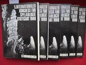 5. Internationaler Kongress für Speläologie Stuttgart 1969 - Abhandlungen (6 Bände komplett) Bd. ...