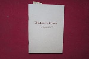 Bild des Verkufers fr nnchen von Tharau : Knigsberger Dichtung und Musik aus der Zeit des Barock. - Schriftenreihe zur Frderung der ostdeutschen Kulturarbeit Heft Nr.6. U.a. Gedichte von Simon Dach und Heinrich Albert. zum Verkauf von Versandantiquariat buch-im-speicher