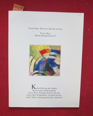 Bild des Verkufers fr Franz Marc - Kleine Komposition IV : Patrimonia 60. zum Verkauf von Versandantiquariat buch-im-speicher