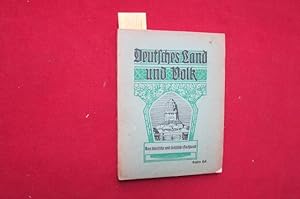 Bild des Verkufers fr Das schlesische und schsische Flachland : In Lied, Spruch und Prosa-Schilderung. - Deutsches Land und Volk, Heft 6. zum Verkauf von Versandantiquariat buch-im-speicher