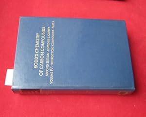 Bild des Verkufers fr Volume IV - Part A : Heterocyclic Compounds - Three-, four- and five-membered heterocyclic compounds with a single hetero-atom in the ring. Rodd`s Chemistry of Carbon Compounds. zum Verkauf von Versandantiquariat buch-im-speicher