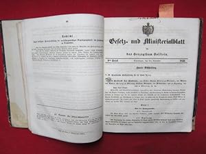 Gesetz- und Ministerialblatt für das Herzogthum Holstein.