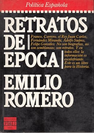 Seller image for RETRATOS DE POCA for sale by Librera Vobiscum