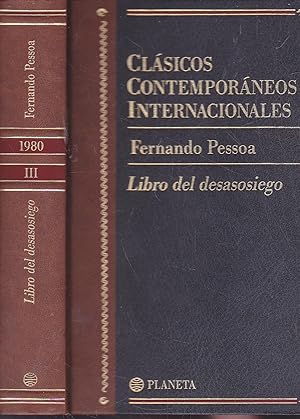 Imagen del vendedor de LIBRO DEL DESASOSIEGO (1 edicin)coleccin Clsicos contemporneos internacionales a la venta por CALLE 59  Libros