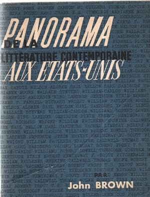 Panorama de la litterature contemporaine aux etats-unis