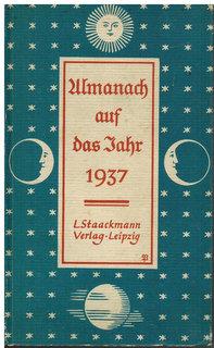 Alamanach auf das Jahr 1937.