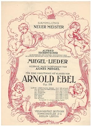 Frühling. Nach einer Dichtung von Agnes Miegel. (Miegel-Lieder). Für eine Singstimme (tief) mit K...