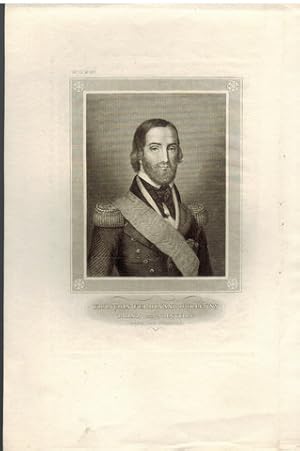 Francois Ferdinand dOrleans. Prinz von Joinville. Admiral von Frankreich. Stahlstich-Porträt aus...