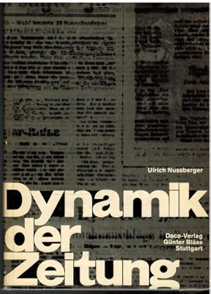 Seller image for Dynamik der Zeitung. for sale by Antiquariat Appel - Wessling