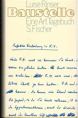 Bild des Verkufers fr Baustelle. Eine Art Tagebuch 1967 - 1970. zum Verkauf von Antiquariat Appel - Wessling