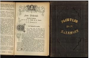 Imagen del vendedor de 2 Pachtler - Kalender. Der Hausfreund. Katholischer Kalender fr 1877 / 1878 . Herausgegeben von G. M. Pachtler S. J. a la venta por Antiquariat Appel - Wessling