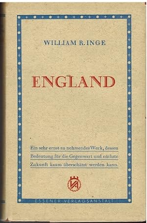 England. Ins Deutsche übertragen durch Fritz Bothmer.