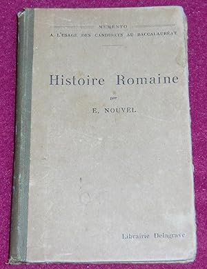 Seller image for HISTOIRE ROMAINE - MEMENTO  l'usage des candidats au Baccalaurat for sale by LE BOUQUINISTE