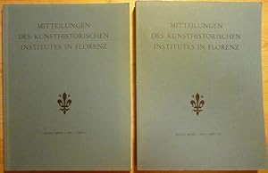 Imagen del vendedor de Mitteilungen des Kunsthistorischen Institutes in Florenz. XXXVII. Band,1993 (Heft 1 und 2/3 cplt.) a la venta por Antiquariat Bernhard