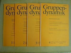 Gruppendynamik. Zeitschrift für angewandte Sozialpsychologie. Jahrgang 22 (1991), Heft 1-4 cplt.